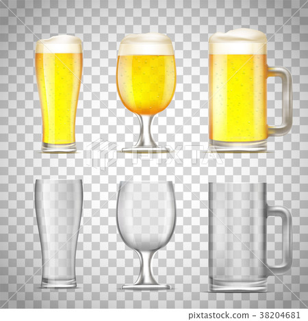 Set of glass of beer 38204681
