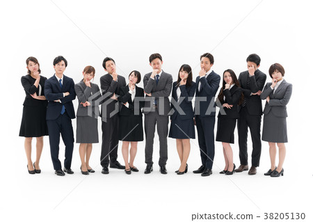 Business troubled number of people 38205130