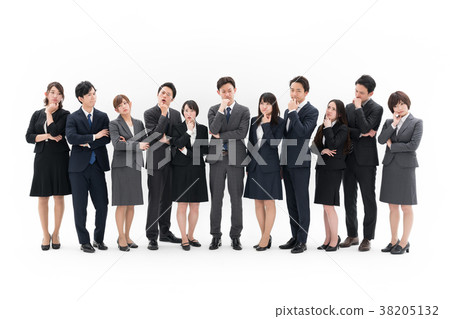 Business troubled number of people 38205132
