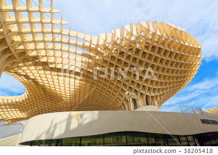 Metropol Parasol is a wooden structure Metropol Parasol is a wooden structure 38205418
