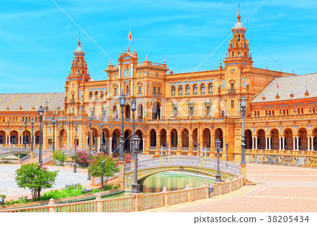 Square of the Spain is a square in the Maria Luisa 38205434