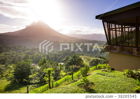 Arenal volcano 38205545