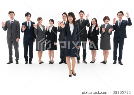 Business Waving 38205733