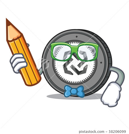 Student Bytom coin character cartoon Student Bytom coin character cartoon 38206099