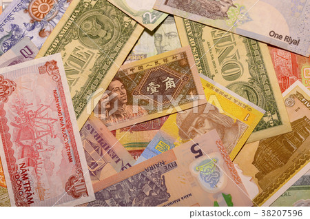 Currency notes background Currency notes background 38207596
