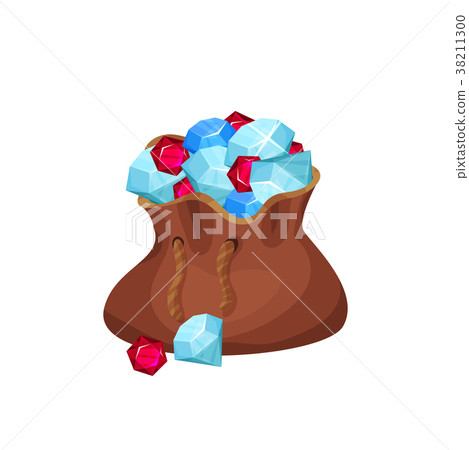 Large brown bag full of valuable stones (diamonds 38211300