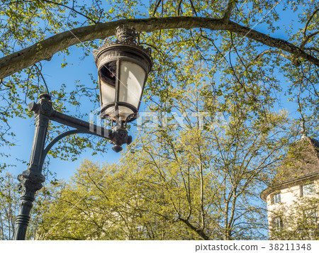 Street lamp in Annecy, France 38211348