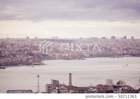 Panoramic view of Istanbul from Galata tower Panoramic view of Istanbul from Galata tower 38211363