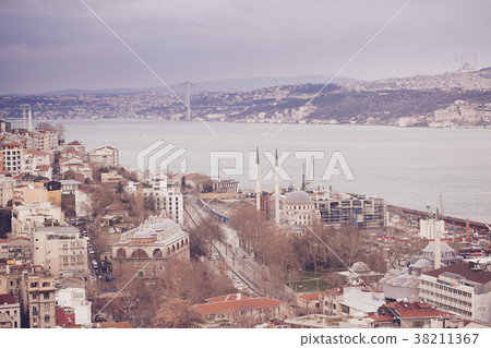 Panoramic view of Istanbul from Galata tower Panoramic view of Istanbul from Galata tower 38211367
