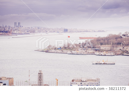 Panoramic view of Istanbul from Galata tower 38211372