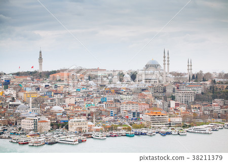 Panoramic view of Istanbul from Galata tower Panoramic view of Istanbul from Galata tower 38211379