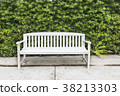 wooden chairs in the garden 38213303