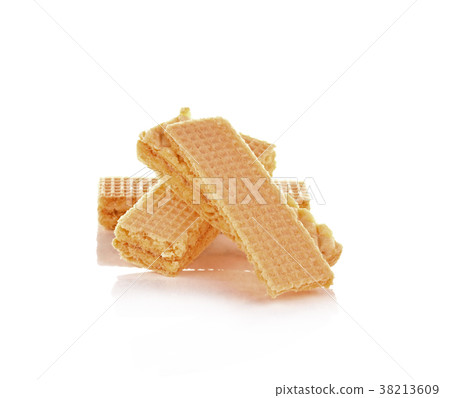 Wafers on a white background 38213609