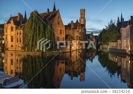 Bruges in Belgium - The Rozenhoedkaai 38214210