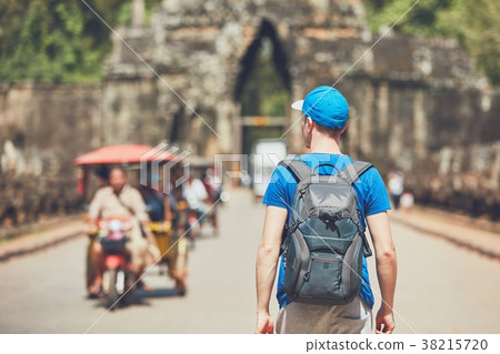 Tourist in the ancient city Tourist in the ancient city 38215720