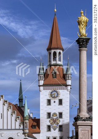 Altes Rathaus - Mariensaule - Munich - Germany Altes Rathaus - Mariensaule - Munich - Germany 38217274
