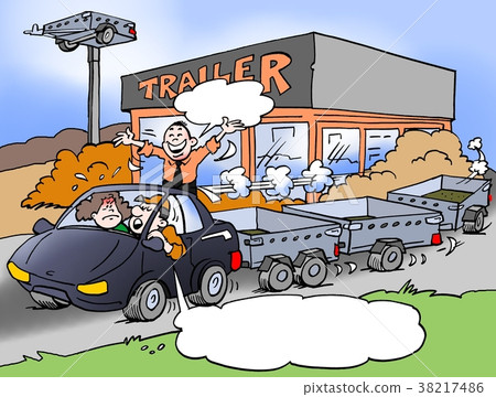 Cartoon illustration of a family father Cartoon illustration of a family father 38217486