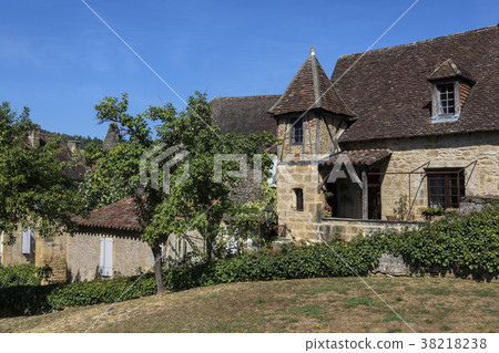 Medieval Buildings - Sarlat - France Medieval Buildings - Sarlat - France 38218238