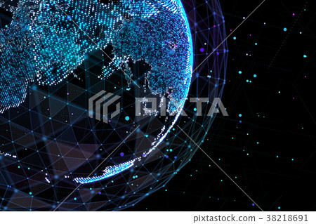 Earth, representing global network connection Earth, representing global network connection 38218691