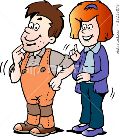 Man there listening to the woman's good advice Man there listening to the woman's good advice 38219879