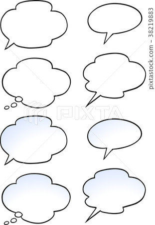 Set speak bubble Set speak bubble 38219883