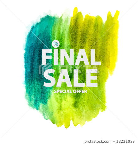 Abstract Brush Stroke Designs Final Sale Banner 38221052