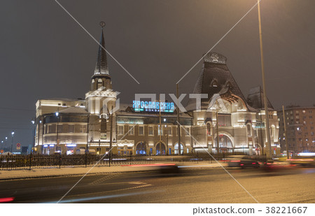 Moscow, the building of the Yaroslavl station Moscow, the building of the Yaroslavl station 38221667