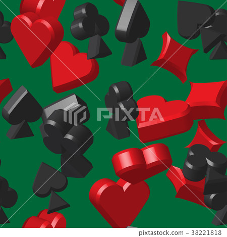 Card Symbols Seamless Pattern Card Symbols Seamless Pattern 38221818