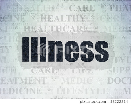 Health concept: Illness on Digital Data Paper Health concept: Illness on Digital Data Paper 38222214