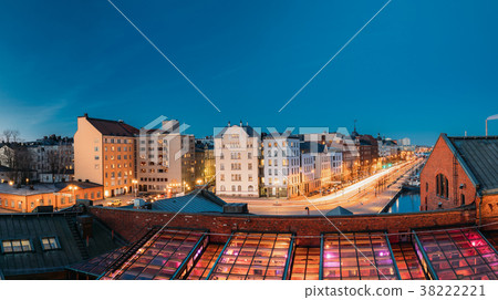 Helsinki, Finland. View Of Pohjoisranta Street And 38222221