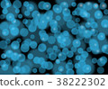 Abstract Industry Blue Bokeh Background.  38222302