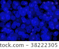 Abstract Festive Bokeh Blue Background.  38222305