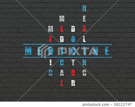 Healthcare concept: Medicine in Crossword Puzzle 38222747