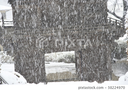 On the day of heavy snowfall in the metropolitan area 38224970