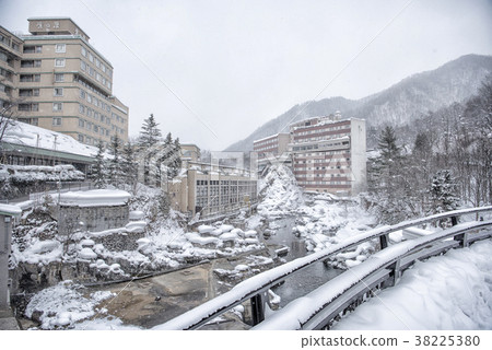 Jozankei溫泉鎮在冬天 38225380