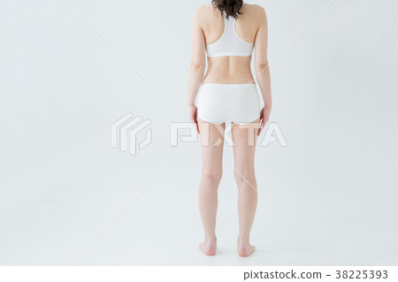 [帶剪切路徑]女性身體 38225393