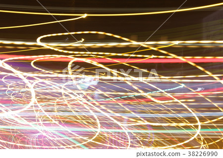 Long exposure photo, striped lines in motion Long exposure photo, striped lines in motion 38226990