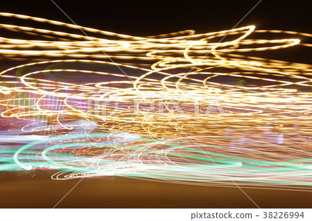 Long exposure photo, striped lines in motion Long exposure photo, striped lines in motion 38226994