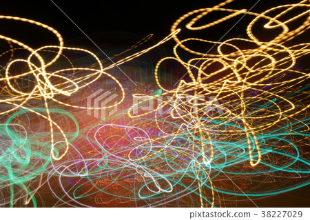 Long exposure photo, striped lines in motion Long exposure photo, striped lines in motion 38227029
