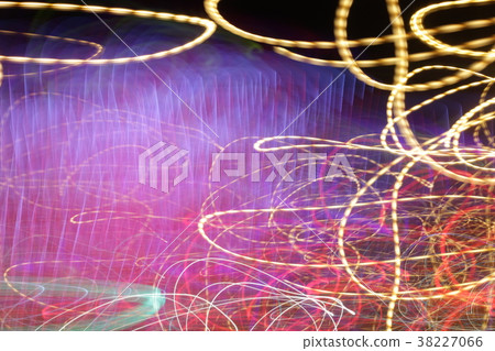 Long exposure photo, striped lines in motion 38227066