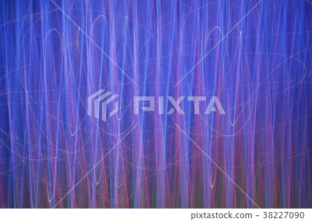 Long exposure photo, striped lines in motion 38227090