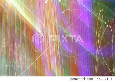 Long exposure photo, striped lines in motion 38227103