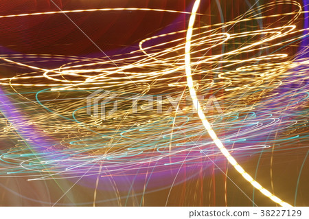 Long exposure photo, striped lines in motion 38227129
