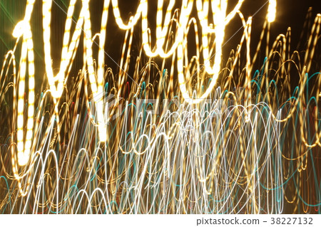 Long exposure photo, striped lines in motion 38227132