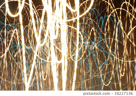 Long exposure photo, striped lines in motion 38227136