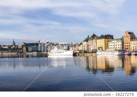 Stockholm daylight skyline panorama Stockholm daylight skyline panorama 38227279