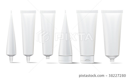 Cosmetic Tube Set. Vector Mock Up. Cosmetic, Cream Cosmetic Tube Set. Vector Mock Up. Cosmetic, Cream 38227280