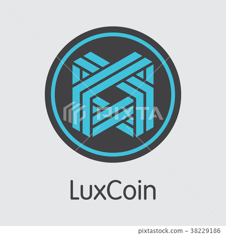 Luxcoin - Virtual Currency Coin Illustration. 38229186