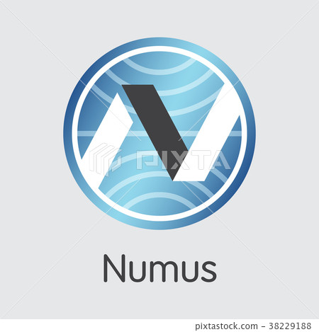 Numus Digital Currency Coin. Vector Icon of NMS. 38229188