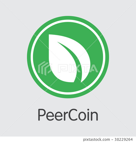 Peercoin - Blockchain Cryptocurrency Coin Symbol. 38229264